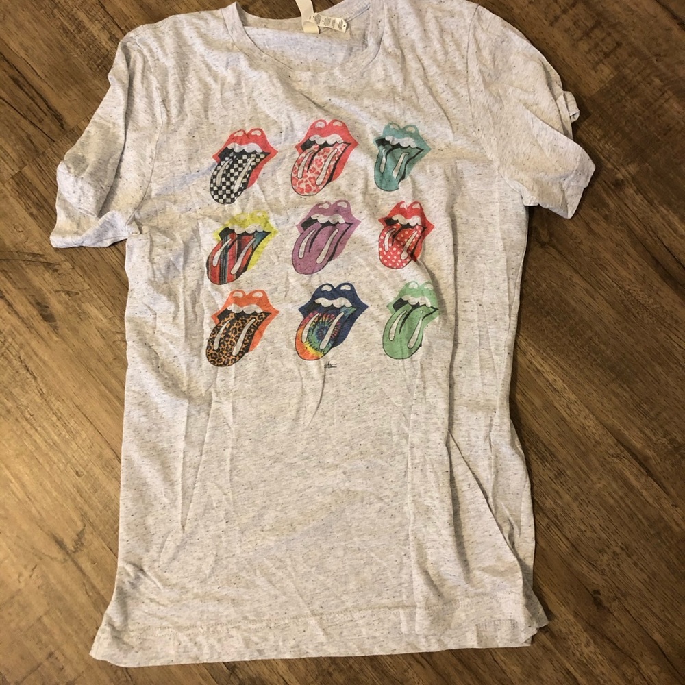 cute rolling stones tee